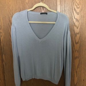 Blue sweater from Brandy Melville.